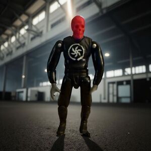 Unbranded Croatian Red Skelton Articulated Action Figure 3” A8 RARE FIND